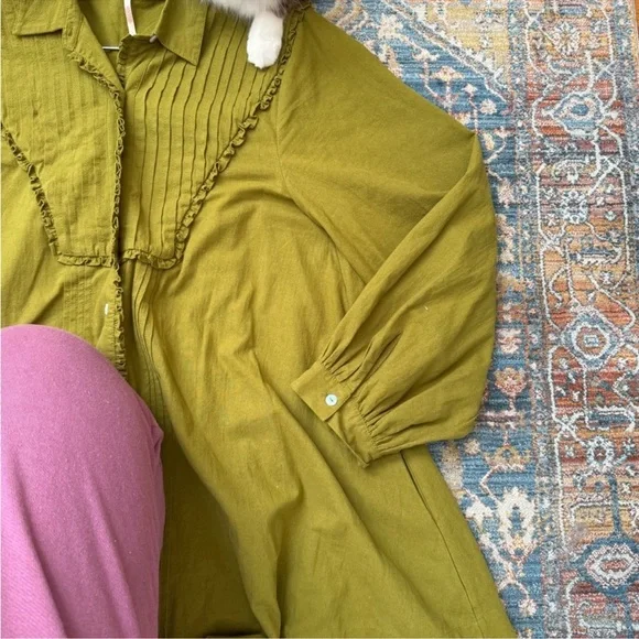 Free People Cherry Mini Dress - Green - Picture 4 of 4